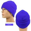 Pure Color Striped Warm Knitting Wool Beanie Outdoor Riding Unisex Knitted Hat