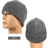 Pure Color Striped Warm Knitting Wool Beanie Outdoor Riding Unisex Knitted Hat