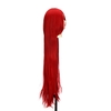 Pure Red 1m Long Staight Wig Anime Character Cosplay Stage Role Forehead Fringe