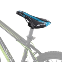 PVC Artificial Leather Bicycle Saddle Breathable Mountain Bike Saddle Road Bicycle Seat Cushion Pad with Scale