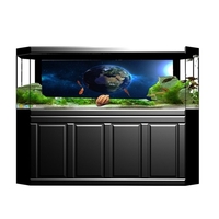 PVC Waterproof Single Side Ocean Natural Landscape Fish Bowl Sticker Aquarium Background Poster Wall Picture