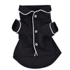 Soft Dog Pajamas Shirt Sleepwear Lightweight with Lapel Button Adopt for Acrylic Fibers & Cotton