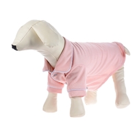 Soft Dog Pajamas Shirt Sleepwear Lightweight with Lapel Button Adopt for Acrylic Fibers & Cotton