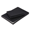 Soft Leather Cover A5 Notebook Diary Daily Memos Planner Scratch Book Creative School Office Supplies Black 128 Sheets Line Page