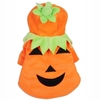 Soft Warm Pet Dog Puppy Clothes Coat Halloween Pumpkin Costume for Autumn Winter S