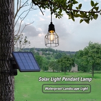 Solar Light Pendant Lamp Waterproof Outdoor Landscape Light
