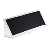 Solar Outdoor Light 46 LED 800 Lumen PIR Motion Sensor Light Waterproof and Wireless Wall Garden Yard Pathway Fence Light in Black (Warm White)