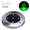 Solar Power LED Ground Lights 5 LEDs Lawn Lamp