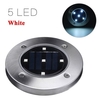 Solar Power LED Ground Lights 5 LEDs Lawn Lamp