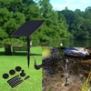 Solar Power Panel Landscape Pool Garden Fountains Pluggable Solar Power Decorative Fountain 9V 2.5W Water Pump
