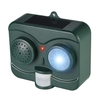 Solar Powered Bird & Bat Repeller Outdoor Repellent with PIR Motion Sensor Sound Imitation for Repelling Birds