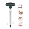 Solar Powered Ultrasonic Snakes Rodents Repeller with LED Light Outdoor Moles Voles Repellent Reptiles Repelling
