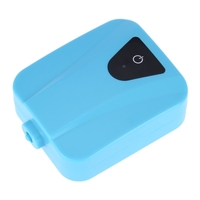 Solar Powered/DC Charging Oxygenator Water Oxygen Pump Pond Aerator with 1 Air Stone Aquarium Airpump 2L/min