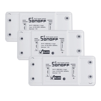 SONOFF Basic Wifi Switch Works with Alexa for Google Home 3PCS