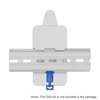 Sonoff DR DIN Rail Tray ITEAD Adjustable Mounted Rail Case Holder Solution for Sonoff Switch Mounted Onto The Guide Track Kit for Switchboard