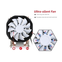 SOPLAY CPU Cooler 3 Heatpipes 4pin 12cm PWM Fan PC Computer for AMD CPU Cooling Radiator Fan