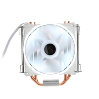 SOPLAY CPU Cooler 4 Heatpipes 4pin 12cm Quiet LED Fan for Intel LGA 115X AMD All Series