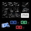 SOPLAY Liquid Freezer Water Liquid Cooling System CPU Cooler Hydraulic Bearing 120mm Dual Adjustable PWM Fan with White LED Light