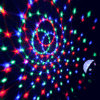 Sound-activate Rotating LED RGB Crystal Magic Ball Effect Light Disco DJ Stage Lighting