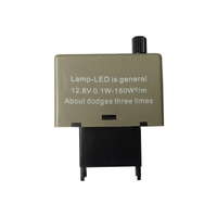 Speed Adjustable 8 Pin LED Electronic LED Flasher Relay 12V 150W Fix Turn Signal for Toyota Lexus Grey Color