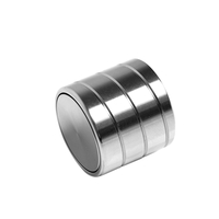 Spinning Desk Toy Precision Machined Stainless Steel Kinetic Spinning Toys Create Mesmerizing Optical Illusion With Continuously Flowing Helix (Silver)