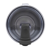Splash Spill Proof Lid for 20 30 oz Water Resistant Lid With Slider Closure Tumbler Cup Straw Friendly Travel Lid (Black 20OZ)