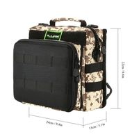 Sports Single Shoulder Fishing Tackle Bag Backpack or Crossbody Messenger Sling Bags for Camping Hiking Cycling Outdoors Sport