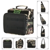 Sports Single Shoulder Fishing Tackle Bag Backpack or Crossbody Messenger Sling Bags for Camping Hiking Cycling Outdoors Sport