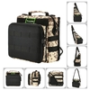 Sports Single Shoulder Fishing Tackle Bag Backpack or Crossbody Messenger Sling Bags for Camping Hiking Cycling Outdoors Sport