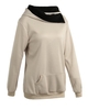 Spring Autumn Winter Women Casual Solid Hoodie Hooded Sweatshirt Pocket Long Sleeve Pullover Top
