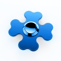 Square Spinner Focus Anxiety Stress Reducer for Kids Adults Ultra Durable High Speed Killing Time Finger Toy Snowflake Four Leaf Clover