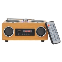 SRB53 Portable Bamboo BT Speaker Mic