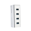 SSK Highspeed USB 3.0 4 Ports Aluminum Hub Adapter Converter for Laptop Notebook PC Computer Mac with Power Supply