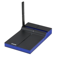 SSK WiFi Display Dongle Miracast Adapter Mirascreen DLNA /Apple Airplay with Dual Band 2.4G+5G Transmission Built-in 3000mAh Battery for HD IOS Android Multi-display TV Stick 1080P