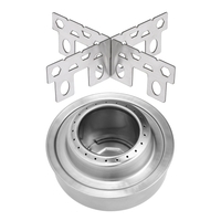 Stainless Steel Alcohol Stove Rack Cross Stand Outdoor Camping Stove Stand Support Rack