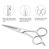 Stainless Steel Beard Scissor Mustache Scissor Shaving Shears Hair Trimmer Eyebrow Bang Scissor