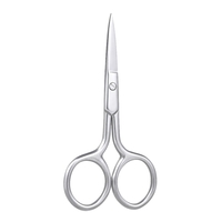 Stainless Steel Beard Trimmer Scissor for Barber Home Use Mini Size Shaving Shear Beard Trimmer Eyebrow Bang Cutting Scissor