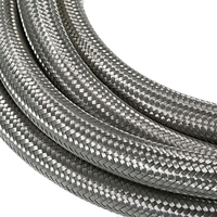 Stainless Steel Braided Fuel Hose Oil Cooler Hose 1M