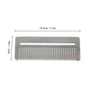 Stainless Steel Comb Metal Hair / Beard Comb Multifunctional Mini Comb Anti-static Beard Mustache Shaving Comb