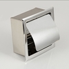 Stainless Steel Concealed Roll Paper Holder Bathroom Hardware Toilet Accessories