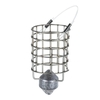 Stainless Steel Feeder Holder Fishing Lure Cage Fishing Trap Basket Feeder Bait Cage Fishing Bait Basket with Sinker 30g/40g/60g