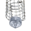 Stainless Steel Feeder Holder Fishing Lure Cage Fishing Trap Basket Feeder Bait Cage Fishing Bait Basket with Sinker 30g/40g/60g