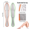 Stainless Steel Foot Rasp Double-Sided Callus Hard Dead Skin Remover Exfoliating Cracked Pedicure Hand Manual Foot File Random Color