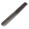 Stainless Steel Hair Comb Professional Hairdressing Steel Comb Metal Comb Black
