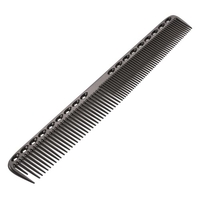 Stainless Steel Hair Comb Professional Hairdressing Steel Comb Metal Comb Black