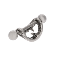 Stainless Steel Nipple Bar Ring Barbell Sexy Shield Body Piercing Jewelry for Men & Women