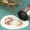 Stainless Steel Portable Electric Pepper Grinder Acrylic Muller Mill Kitchen Seasoning Grinding Tool