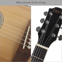 Stainless Steel Silver-Plated Copper Alloy Wound 1st-6th (.010-.047) 6pcs Acoustic Guitar Strings String Set