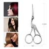 Stainless Steel Stork Scissor Makeup Sewing Scissor DIY Sharp Tip Scissor Crafting Tool Small Shear Silver