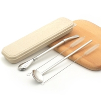 Stainless Steel Straw Pearl Milk Tea Straws Kit